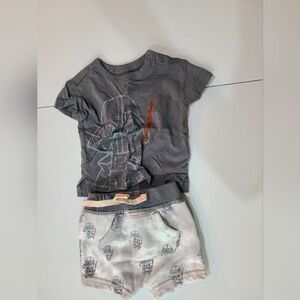 Baby Gap x Star Wars short outfit 3-6 month